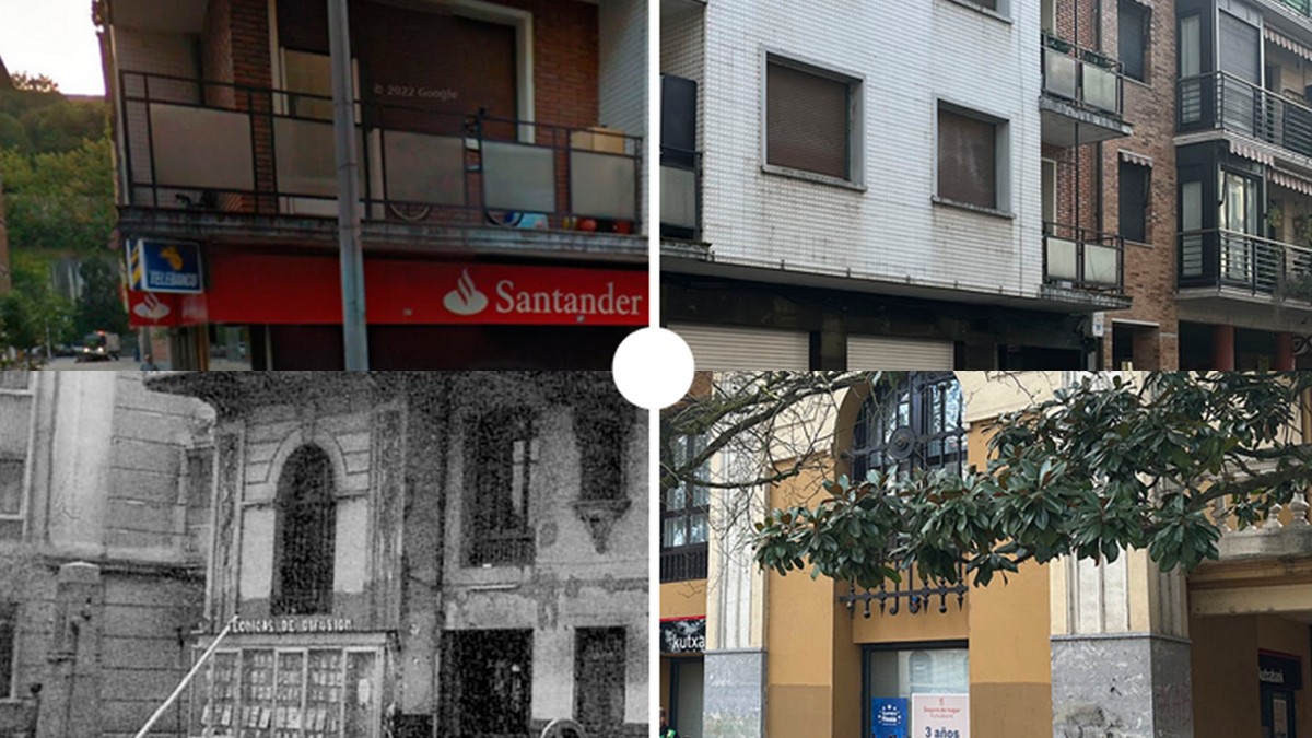 Banketxeen kokapena: lehen eta orain