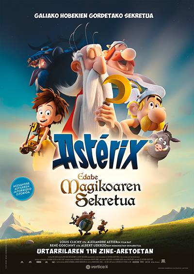 Zinema: 'Asterix: edabe magikoaren sekretua'