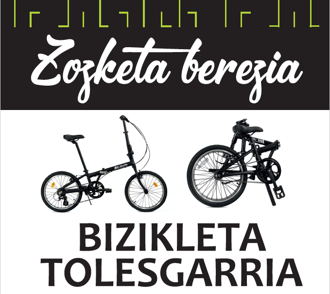 Atariaren 10 urteak ospatzeko, bizikleta tolesgarria zozketan