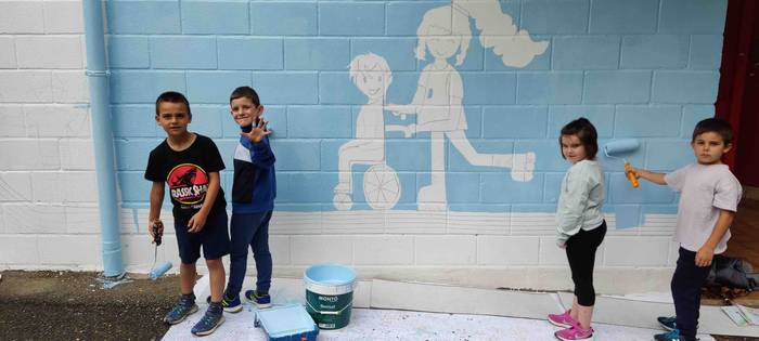 Ikaztegieta, mural margoketa 50 1654855841303