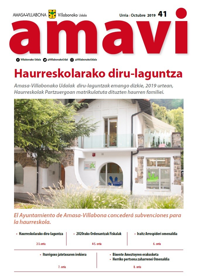 AMAVI udal aldizkariaren ale berria