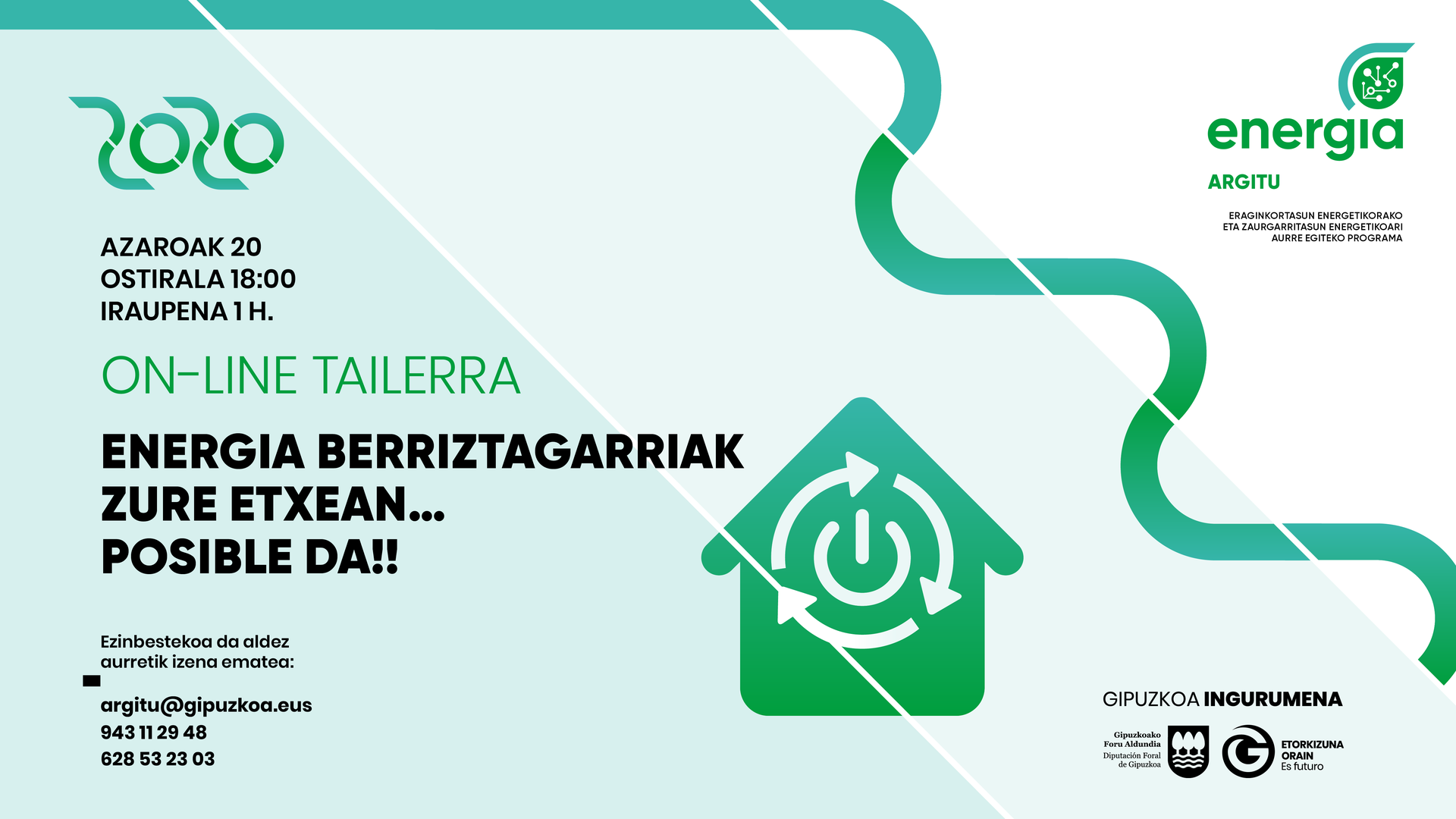 Etxean energia berriztagarriak jartzeko aukeraren inguruko ikastaroa