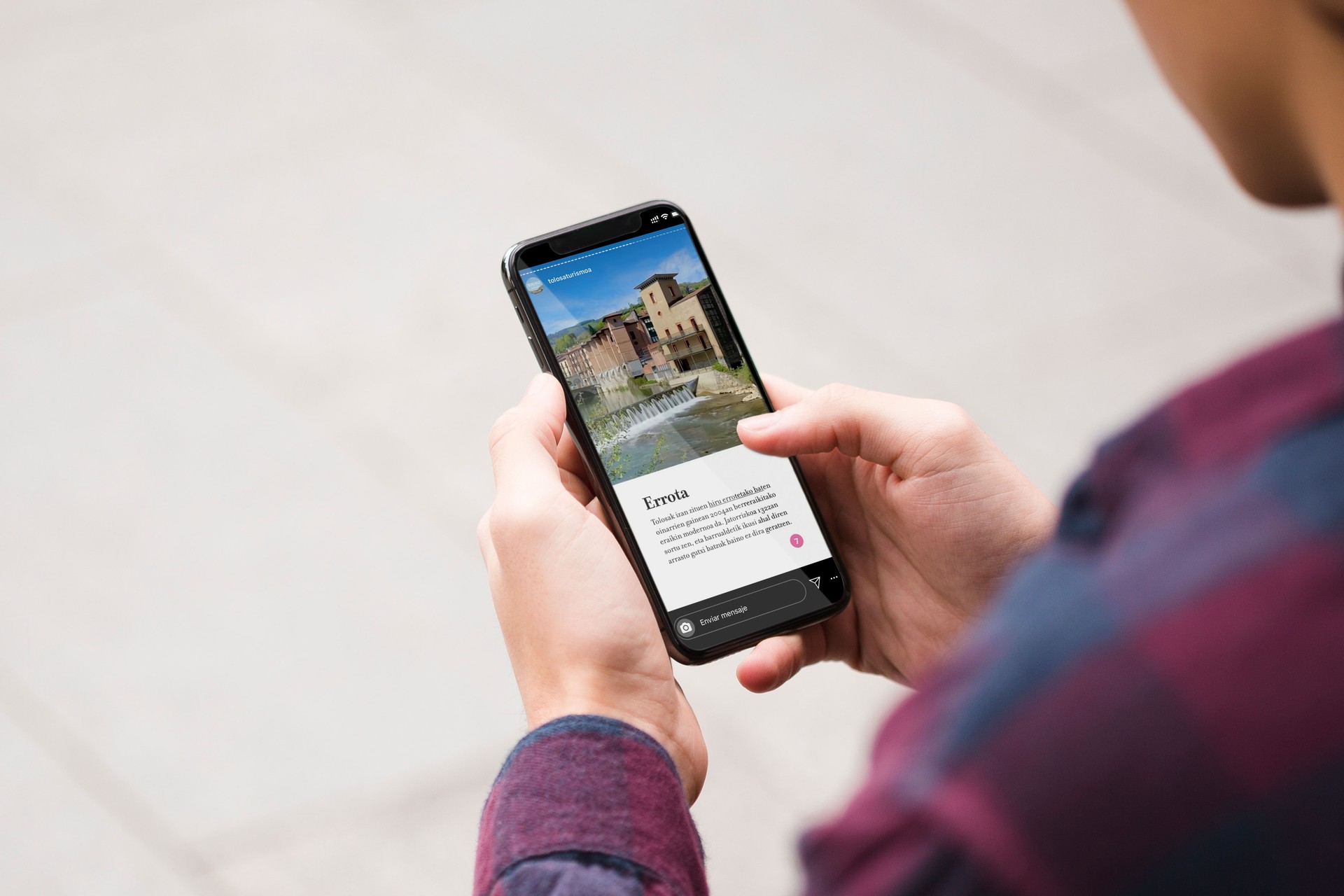 Tolosa ezagutzeko gida birtual bat, Instagramen
