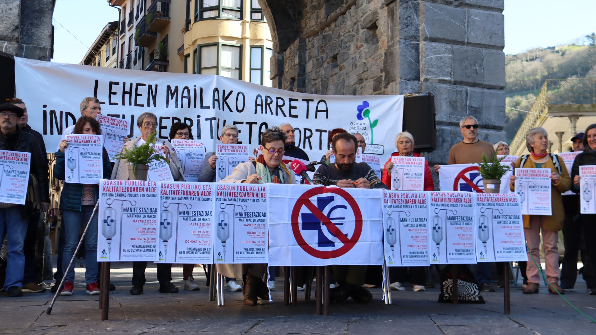 Osasun sistema publikoak jasan duen «narriadura» salatu du OPAk