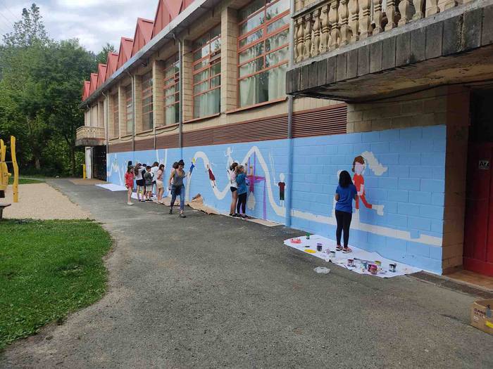 Ikaztegieta, mural margoketa 41 1654855838669