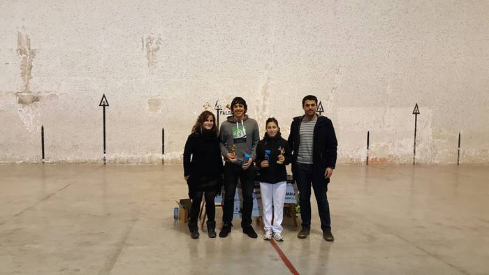 Berroniko Frontenis Txapelketa irabazleak 2016 17 1481104913102