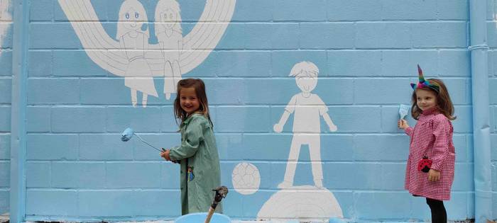 Ikaztegieta, mural margoketa 9 1654855827877