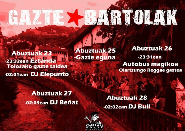Ibarrako Gazte Asanblada ere festa gosez