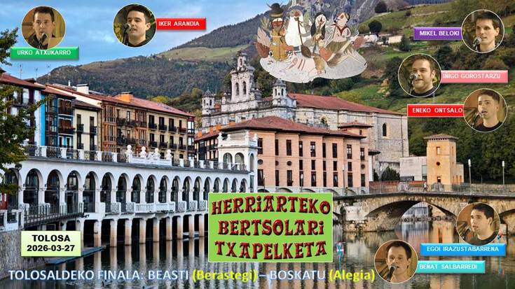 H. Bertsolari Txapelketa (Tolosaldeko finala) (Beasti eta Boskatu (Tolosa, 2026-03-27) (1,26'06'')