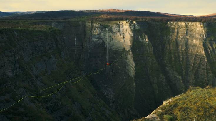 'Highline' erakustaldia eta dokumental-proiekzioa, gaur, Alegian