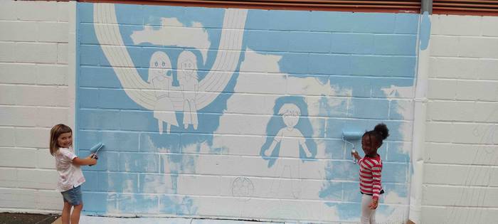 Ikaztegieta, mural margoketa 16 1654855830770