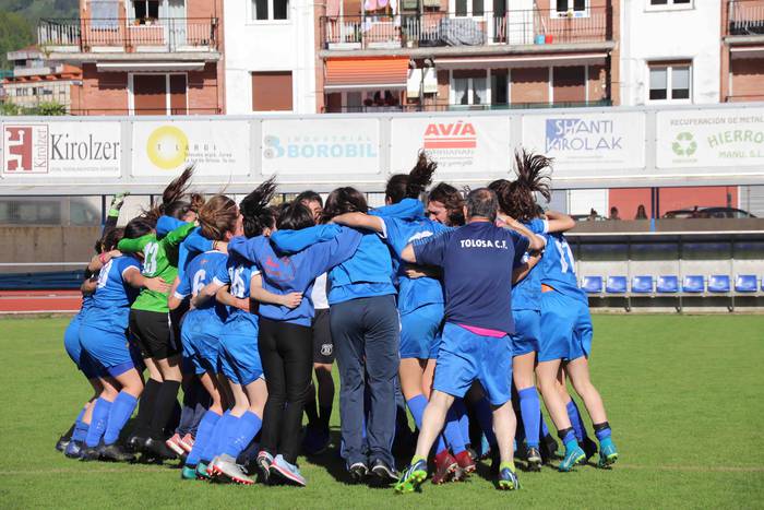 Tolosa CFeko emakumeak Bigar 4 1556479882478