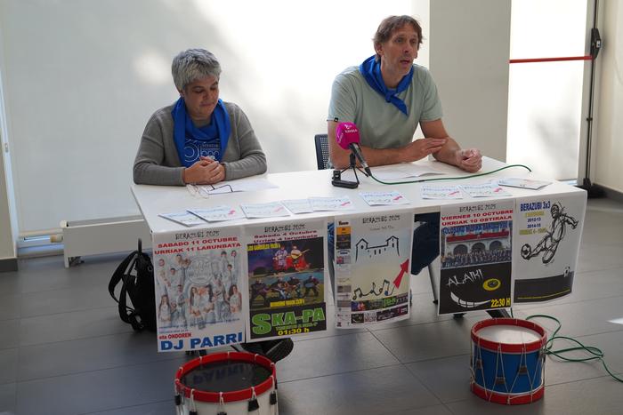 Zortzi eguneko jai egitaraua osatu dute Berazubin, urriaren 4tik aurrera