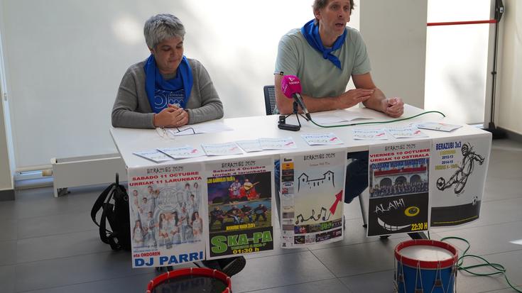 Zortzi eguneko jai egitaraua osatu dute Berazubin, urriaren 4tik aurrera