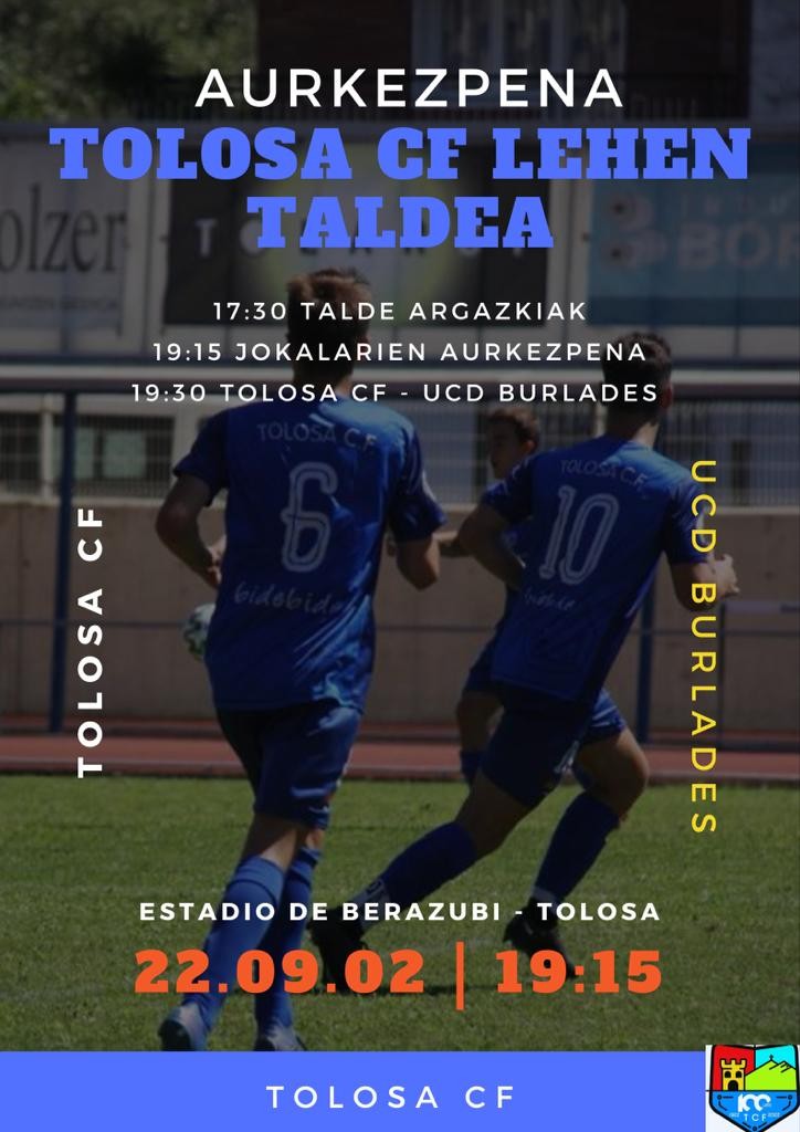 Mutilen lehen taldearen aurkezpena