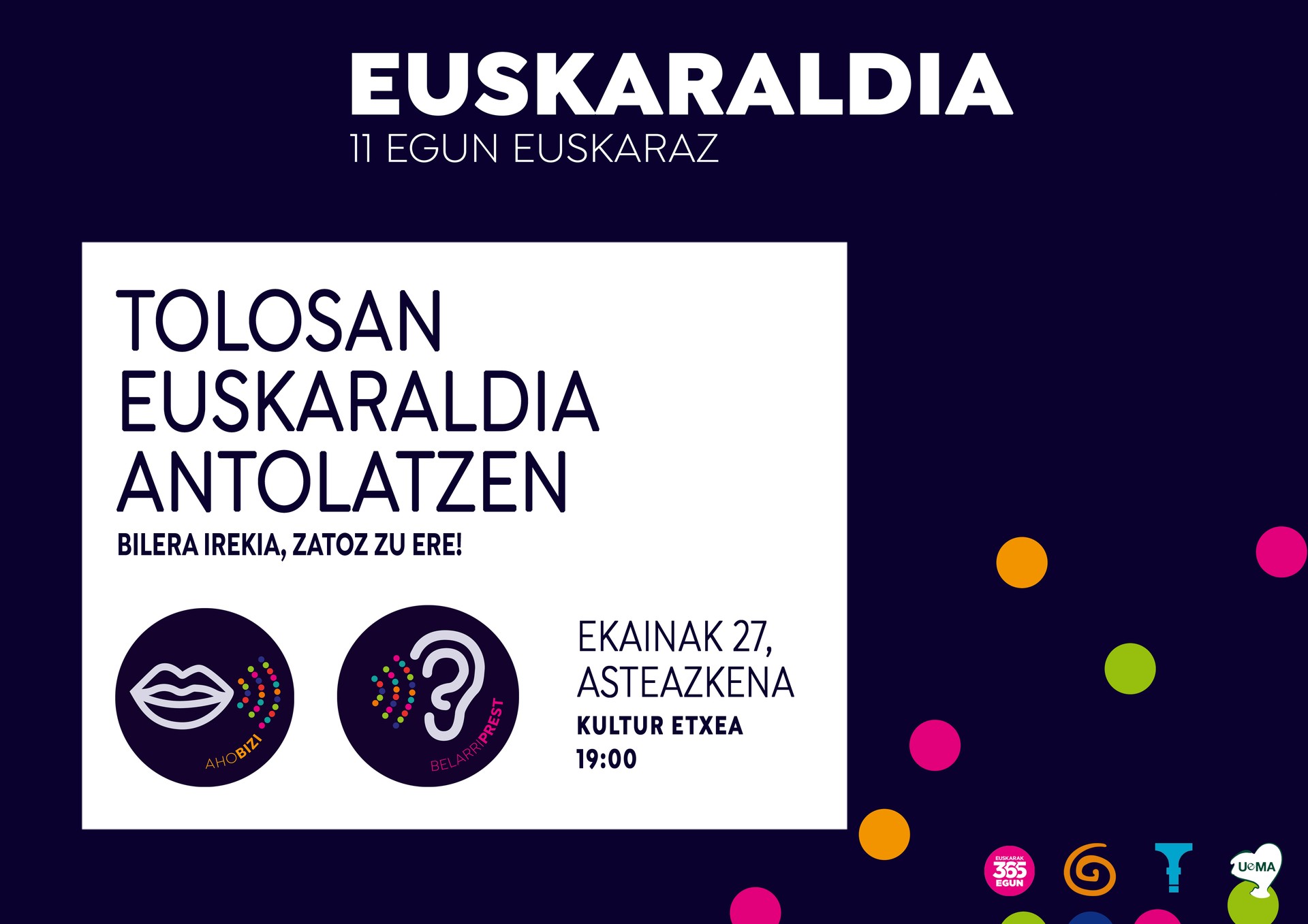 Euskaraldia antolatzeko bilera
