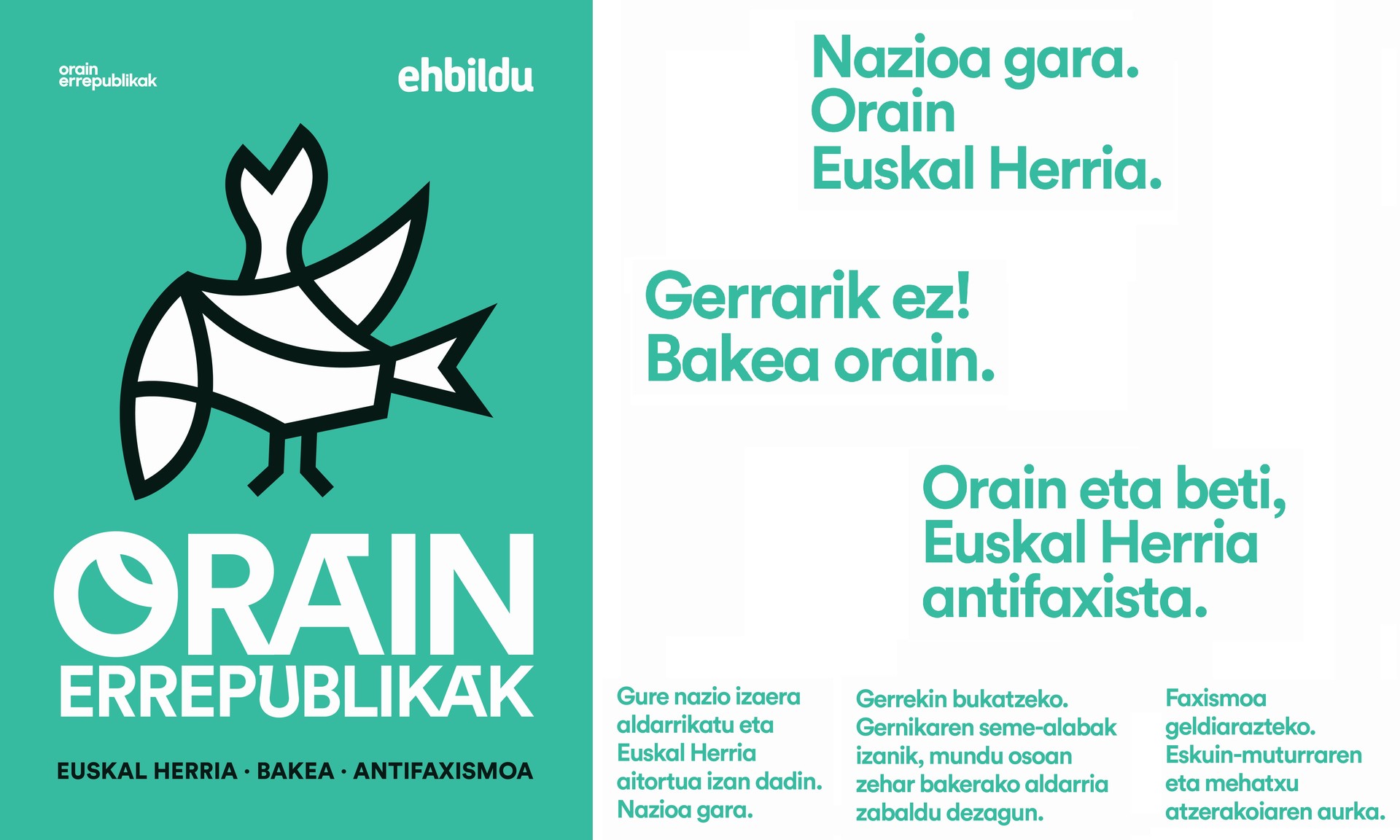 Igandean bozkatu EH Bildu - Orain Errepublikak!