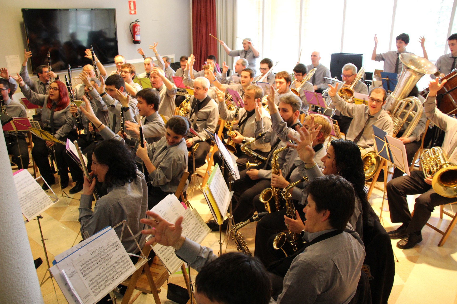 Tolosako Udal Musika Banda prest, inauterietarako
