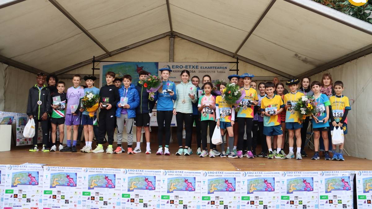 Tolosako lehen lasterketak baditu irabazleak