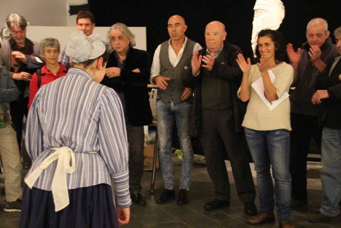 Eskultoreen erakusketa inaug 7 1541877683304