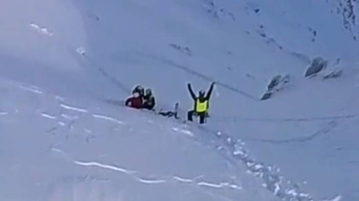 Bidaniar bat erreskatatu dute Pirinioetan