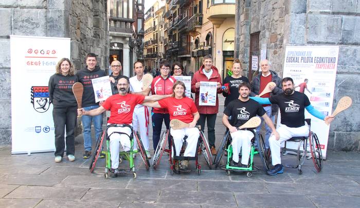 Gipuzkoako Pilota Egokituaren Txapelketa Tolosan hasiko da