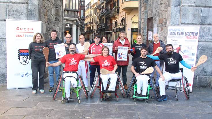 Gipuzkoako Pilota Egokituaren Txapelketa Tolosan hasiko da