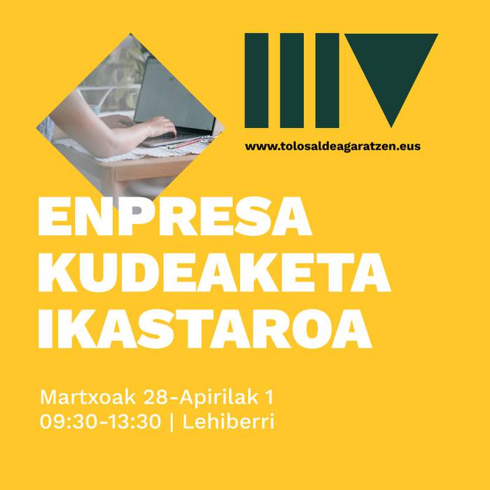 Ikastaroa. Enpresa kudeaketa Ikastaroa, ekintzaile berrientzat.