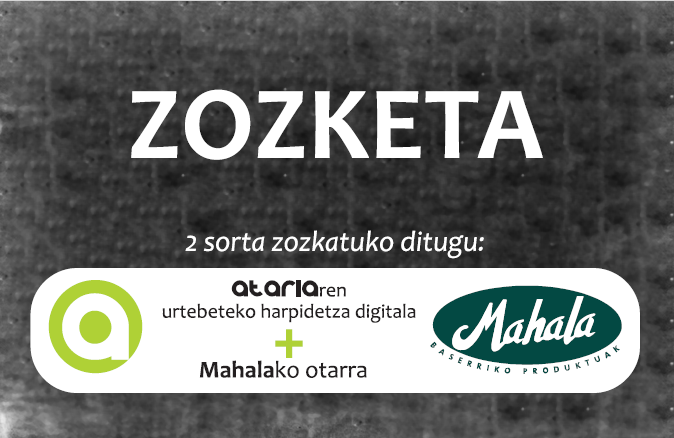 Ataria Bertso Jaialdiko zozketen saridunak