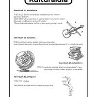 Gabonetako kulturaldia