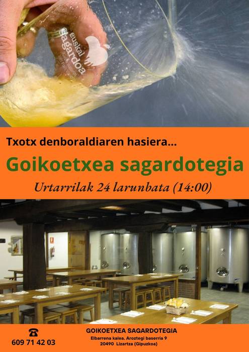 Txotx denboraldiaren hasiera