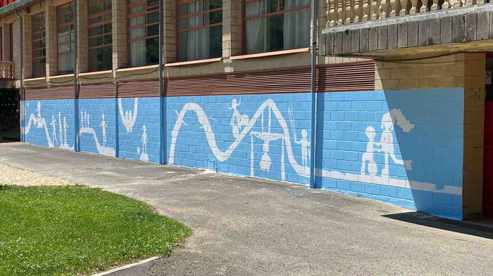 Ikaztegieta, mural margoketa 27 1654855834809