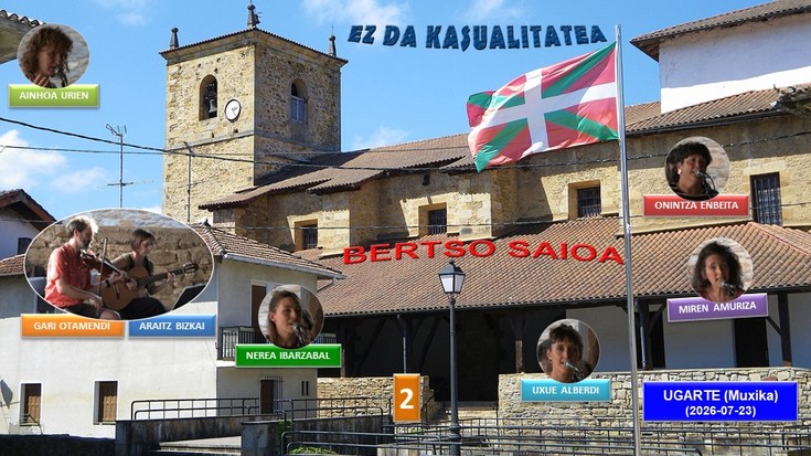 'Ez da kasualitatea' bertso saioa (2) (Muxika, 2026-07-23) (38'50'')