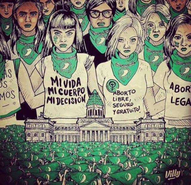 'Argentina, aborto legala orain' solasaldia, bihar, Altzon