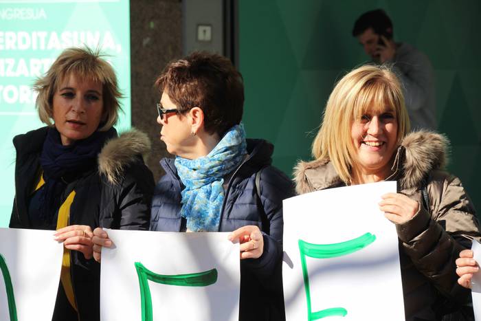 Garbitzaileak protestan, ELA 19 1550232987636