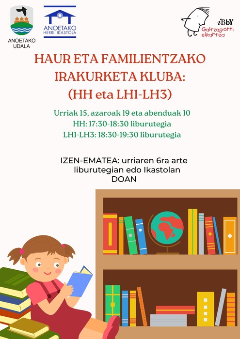 Haur eta familientzako irakurketa kluba