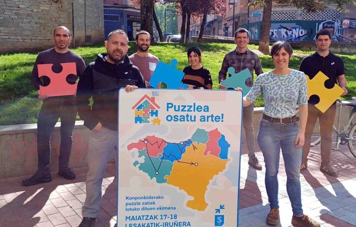 'Puzzlea osatu arte' ekimena Amasa-Villabonan eta Lizartzan