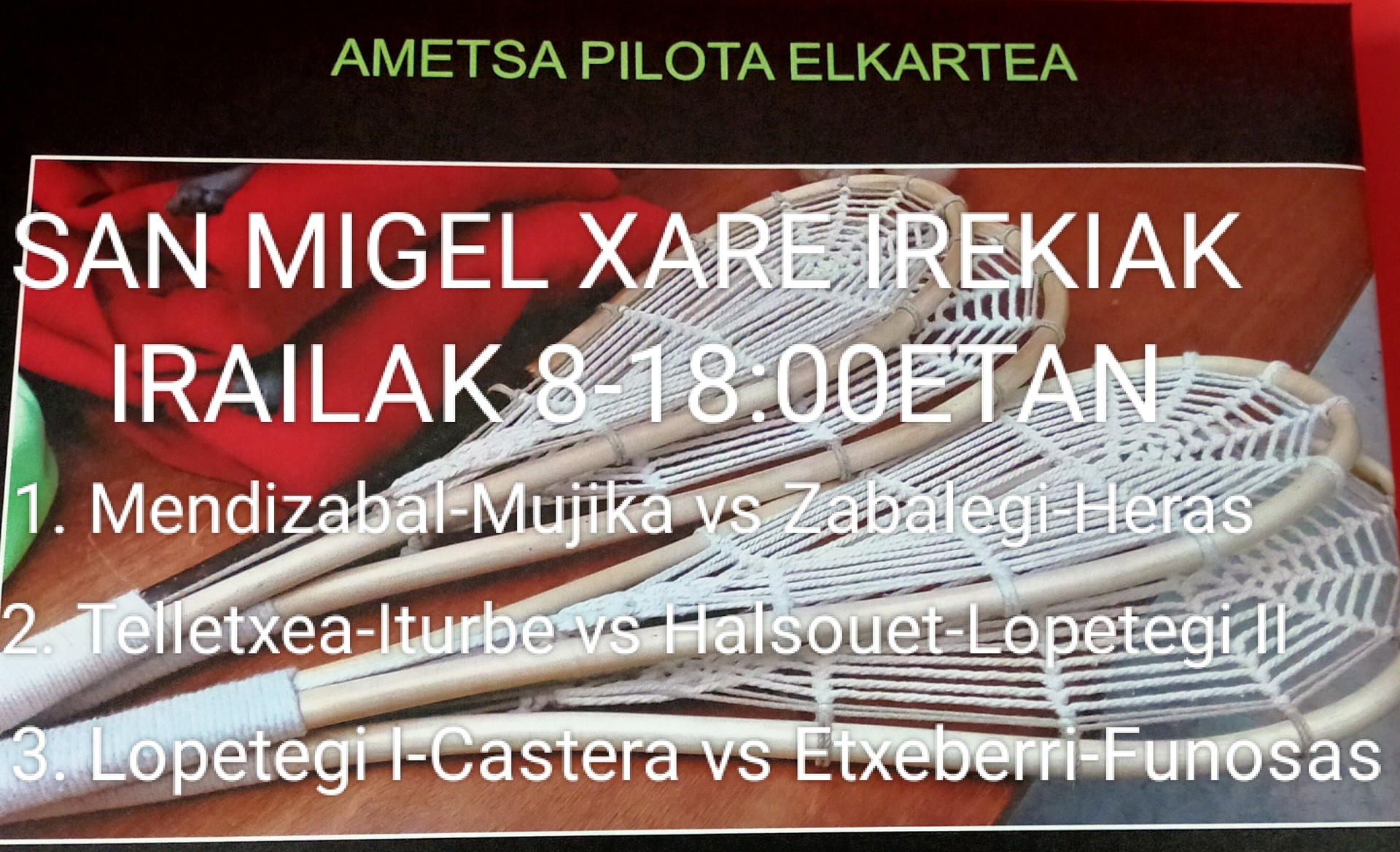 Xare irekien 2. jardunaldia