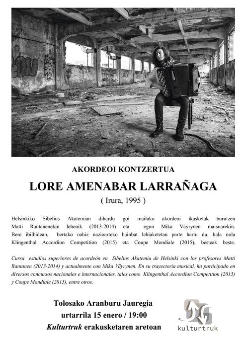 Lore Amenabar Larrañaga. Akordeoi kontzertua