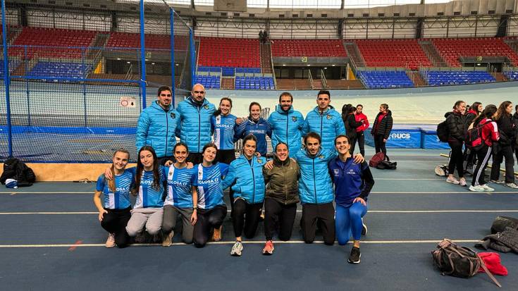 Tolosa CF atletismoko emakumezkoen taldea laugarren Euskadiko Txapelketan