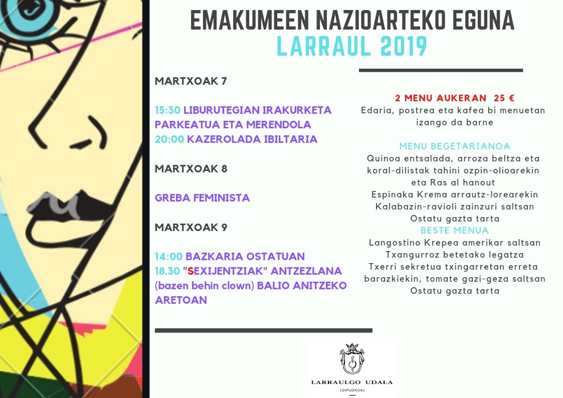 Larraulen ere ospatuko dute Emakumeen Nazioarteko Eguna