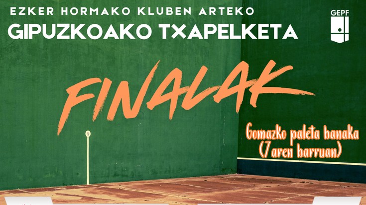 Beotibarren jokatuko dira gomazko paletako  bi final
