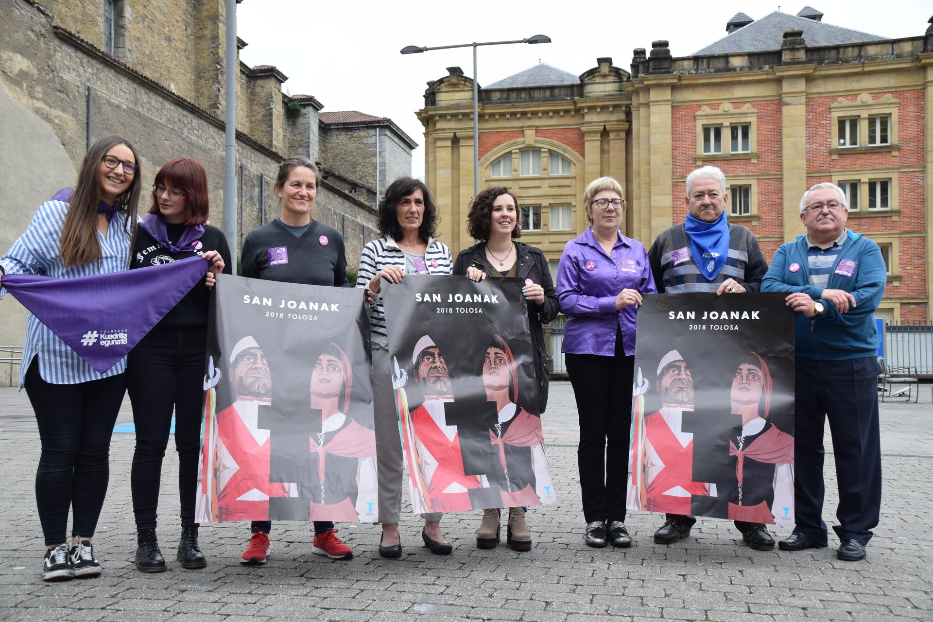 Tolosako aurtengo sanjoanak, goiztiar eta feministenak 