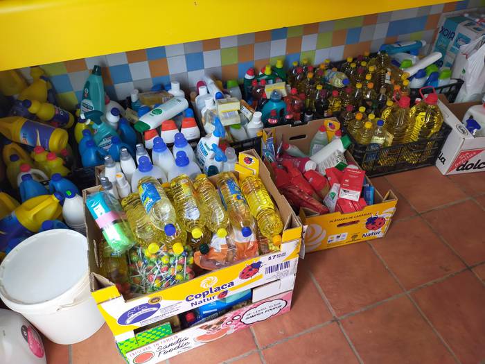 Elkartasun sarearen oinarrizko produktuen bilketa arrakastatsua