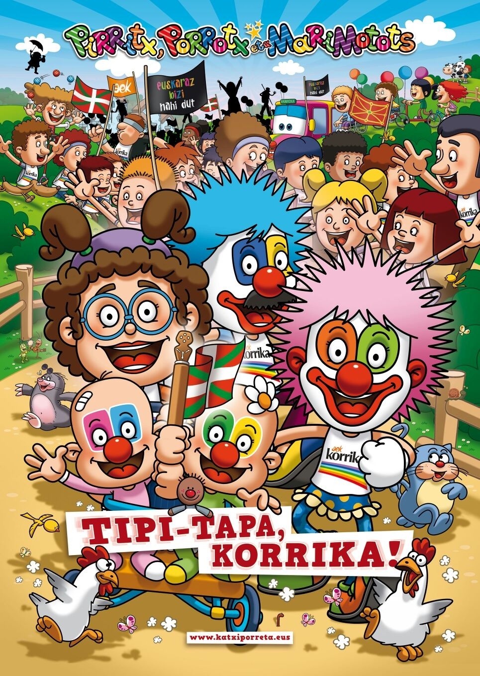 Pirritx, Porrotx eta Marimotots ikustera joateko sarrerak salgai