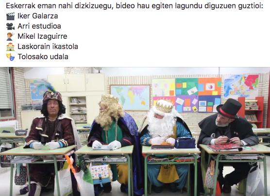 Ostegun Gizeneko pregoia Hiru Errege Magoek irakurriko dute, baina prest egongo al dira?