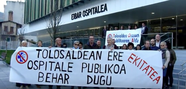 Eibarren ospitale berria eraiki izana gaitzetsi du TOPAk