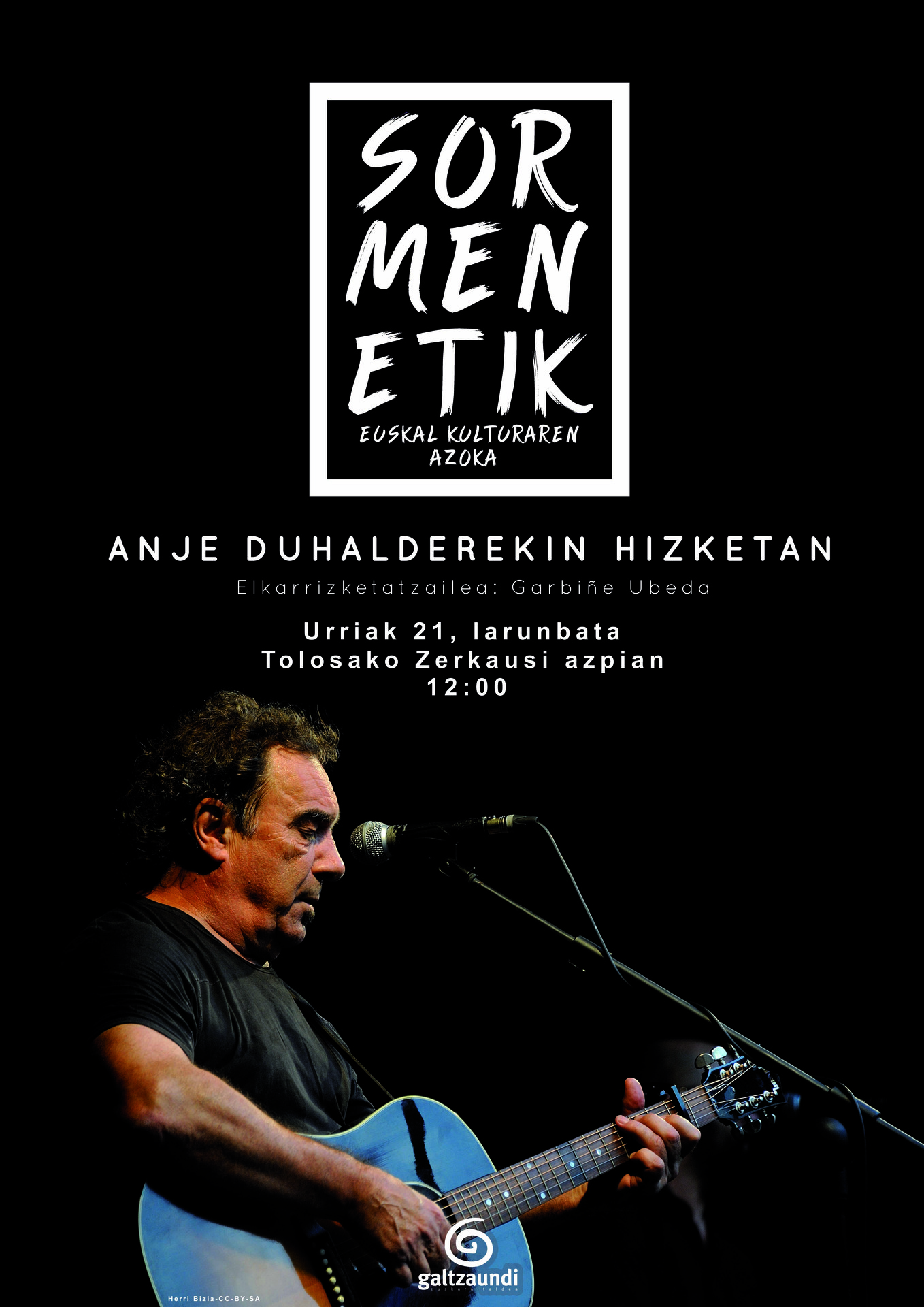 Sormenetiken laugarren edizioa Anje Duhalderekin