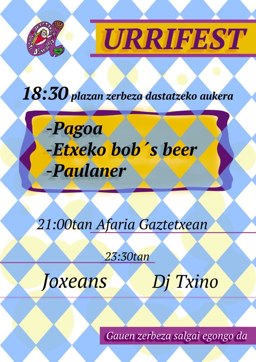 Asteburuan, festa Gaztetxean