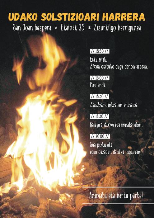 Udako solstizioari harrera